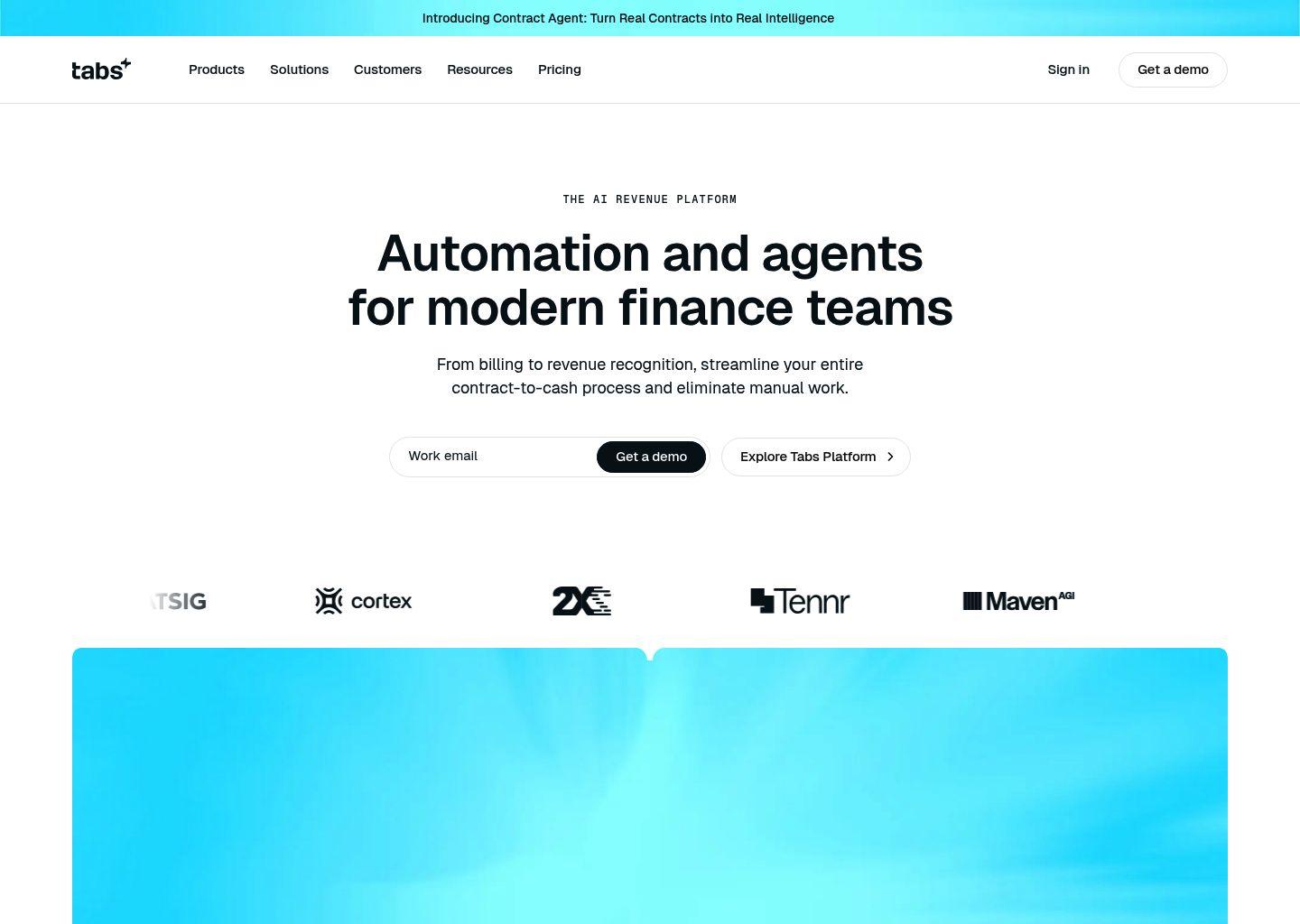 Tabs：面向B2B的AI收入自动化平台