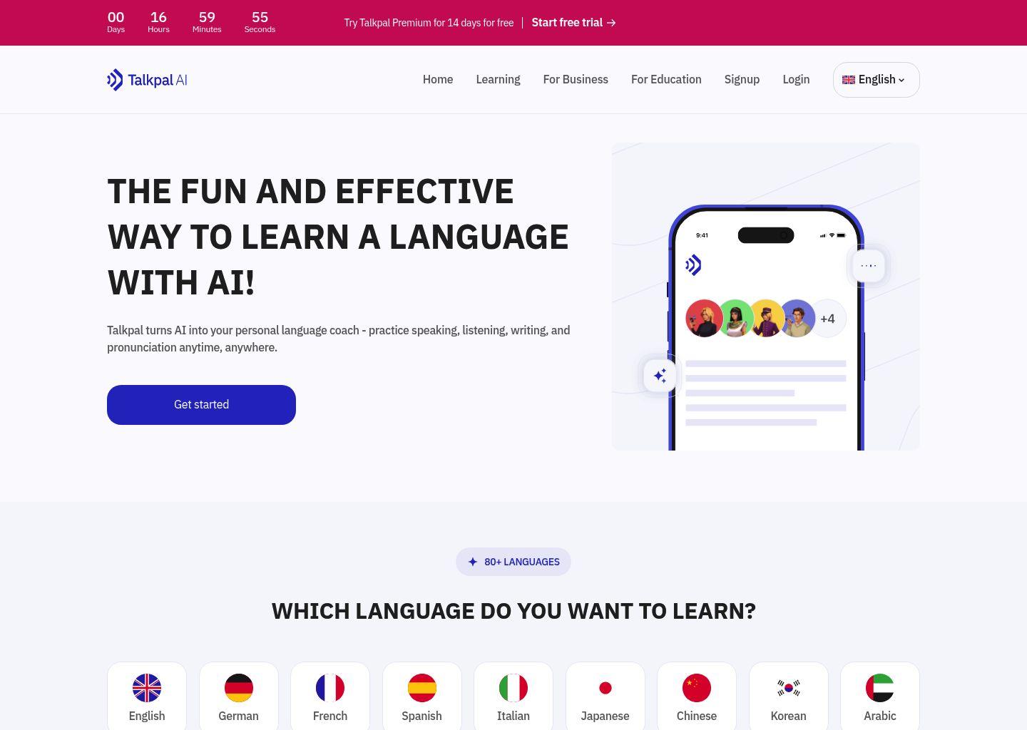 Talkpal AI 语言教师