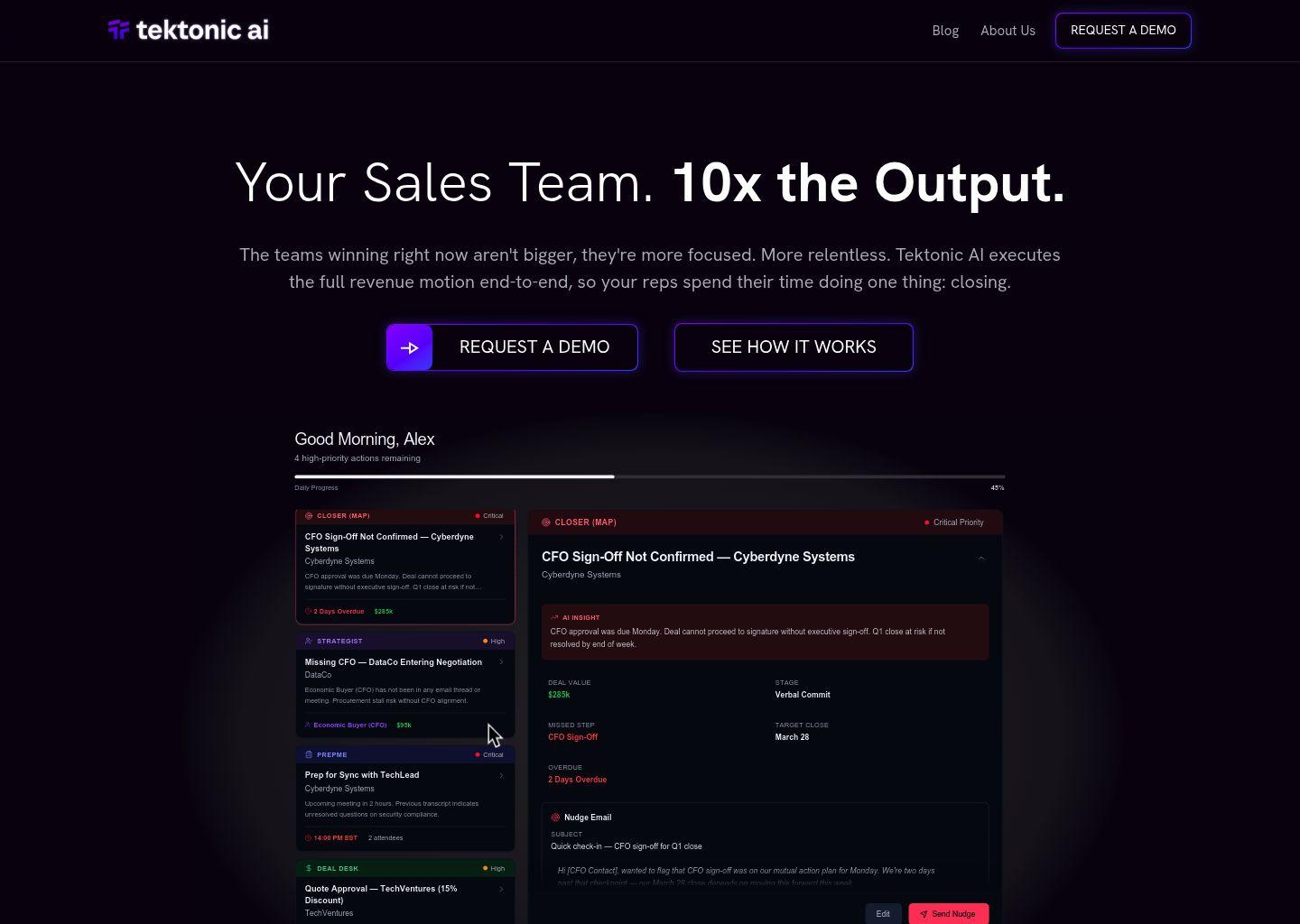 Tektonic AI：面向营收团队的可治理AI执行平台