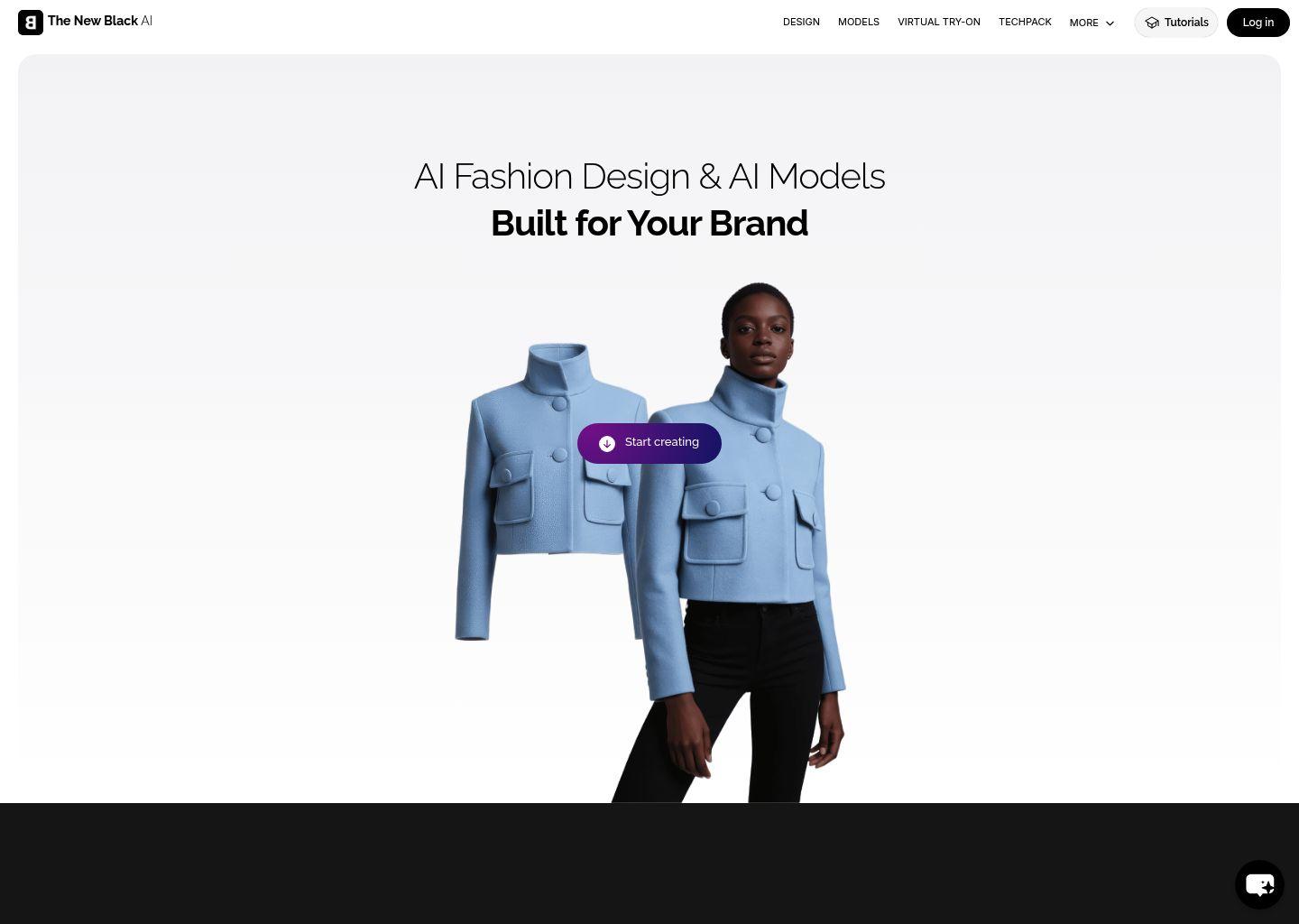 The New Black：AI时尚设计与虚拟模特平台