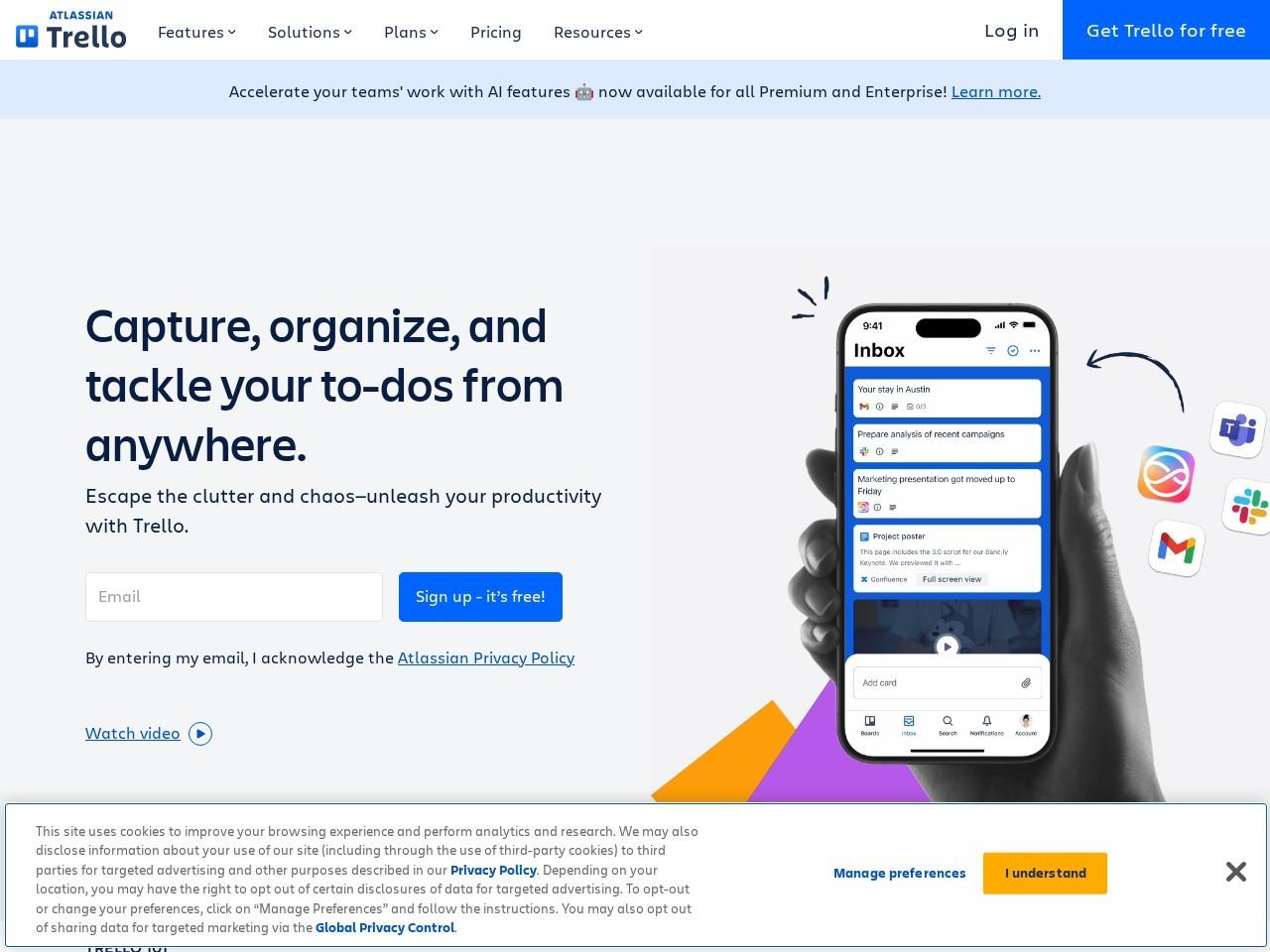 Trello：随时随地捕捉、组织并搞定你的待办事项