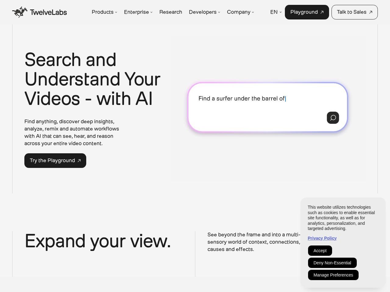 TwelveLabs 视频智能平台与 API