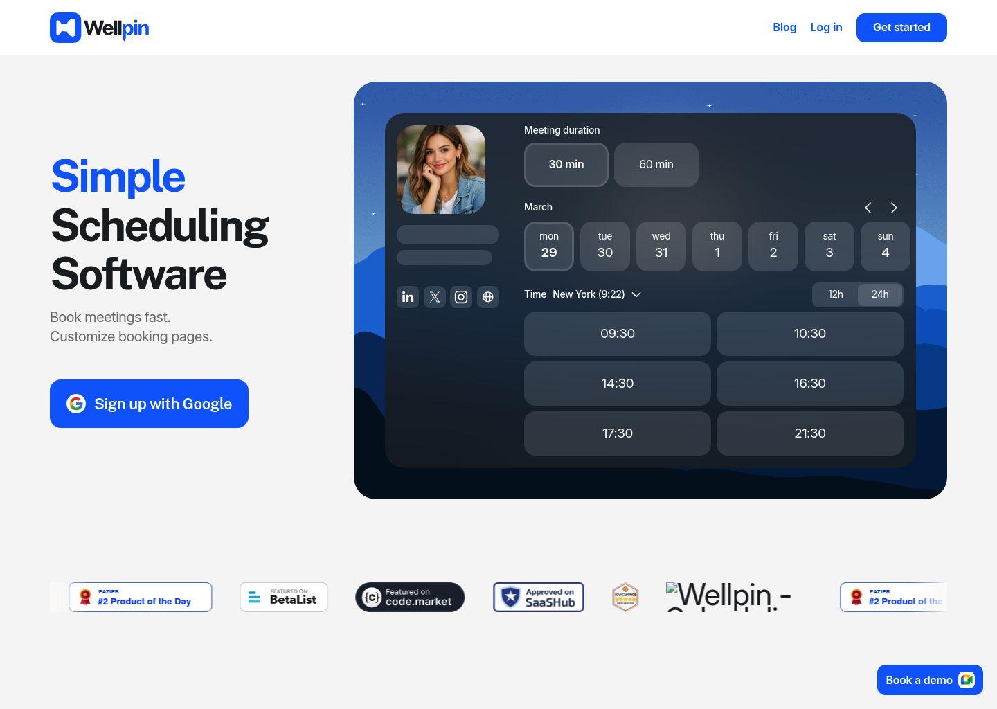 Wellpin 智能日程安排工具