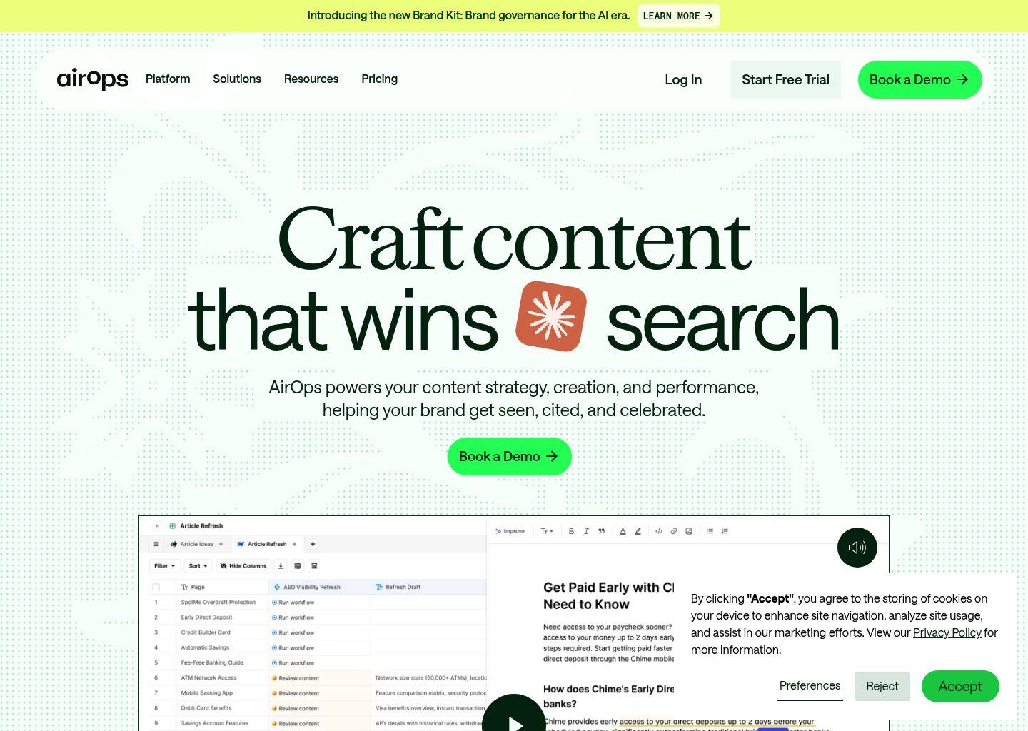 AirOps：面向 AI 搜索时代的端到端内容工程平台