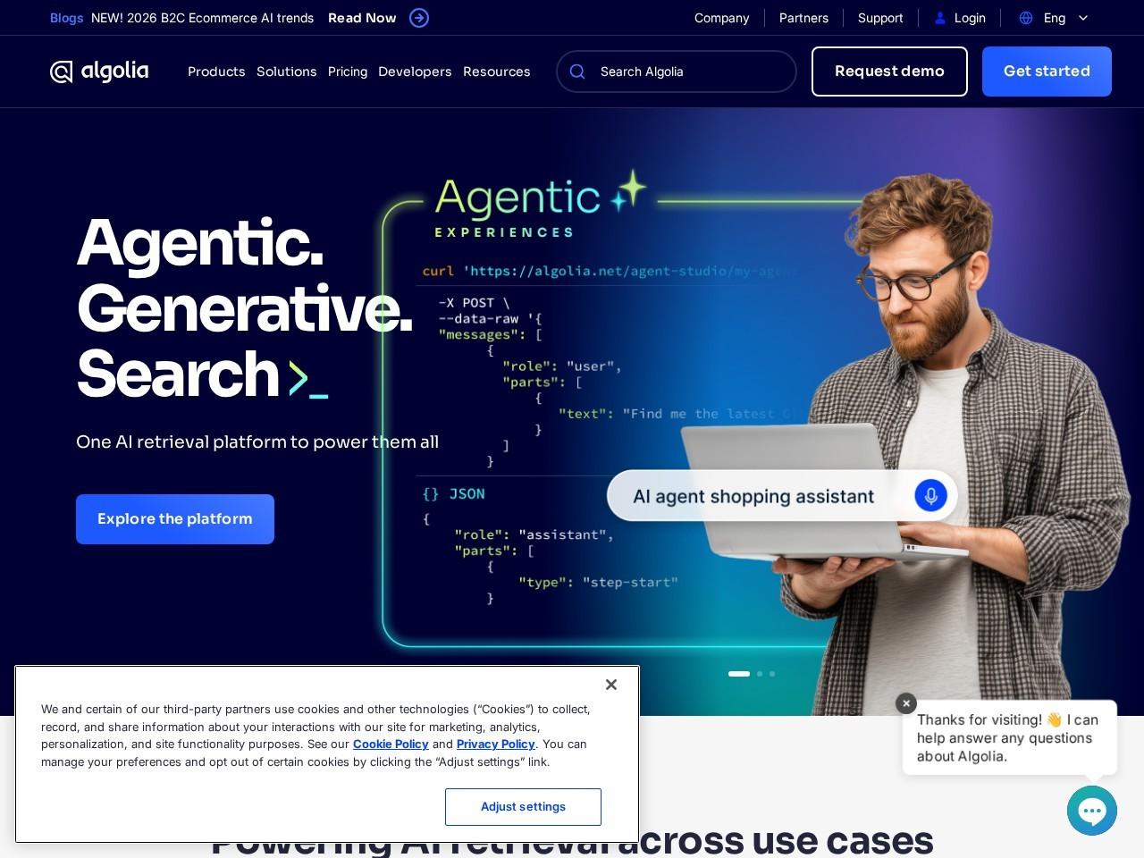 Algolia：一体化 AI 搜索与检索平台