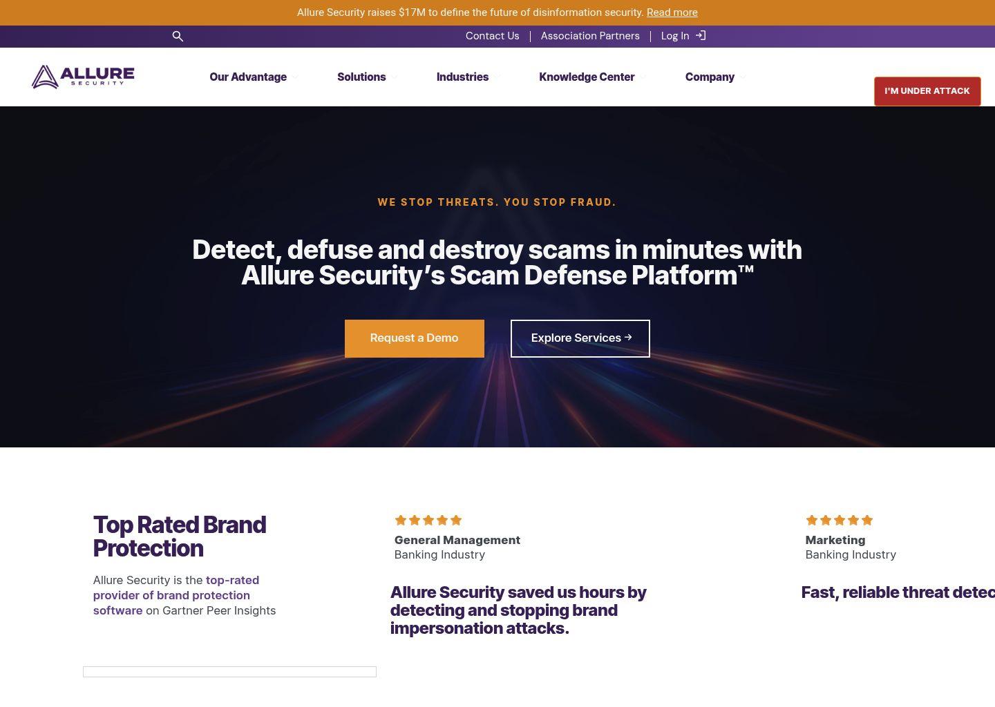 Allure Security 在线品牌保护服务