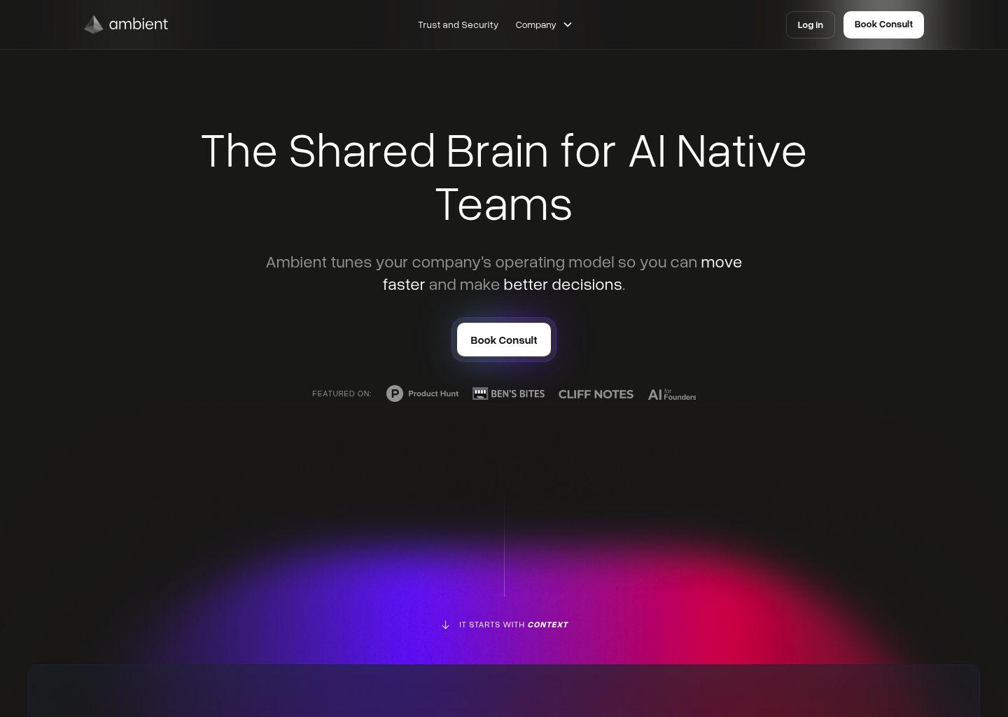 Ambient - AI Chief of Staff 智能幕僚助手