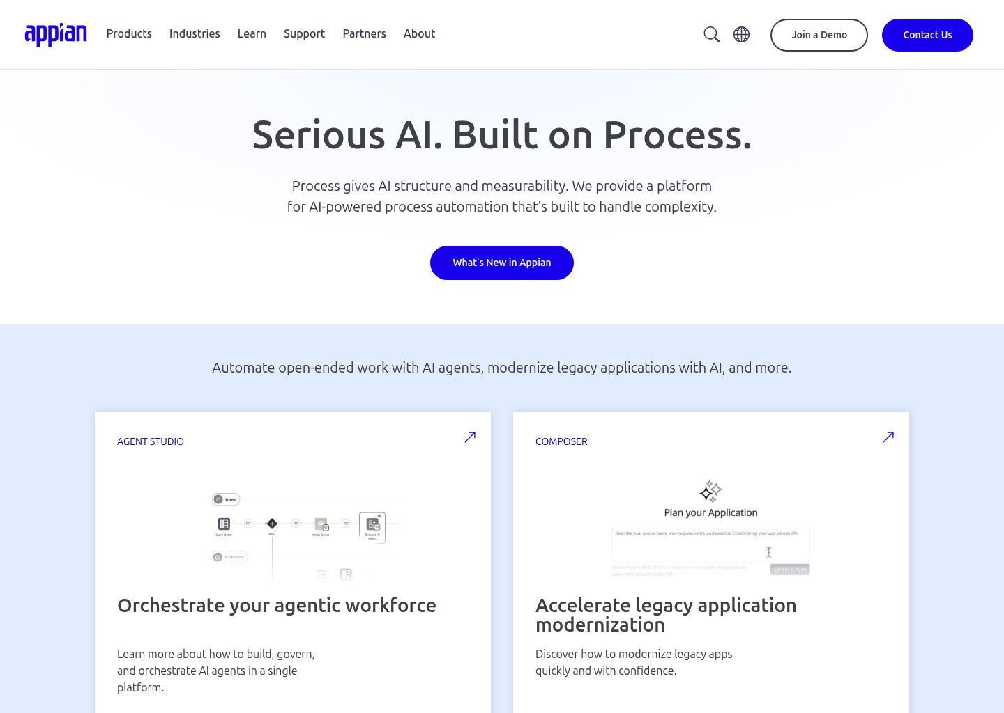 Appian：企业级AI驱动流程编排与自动化平台
