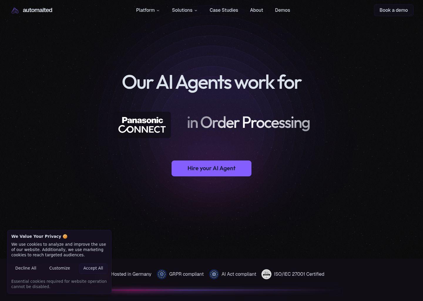 automaited：面向企业的AI智能代理自动化平台