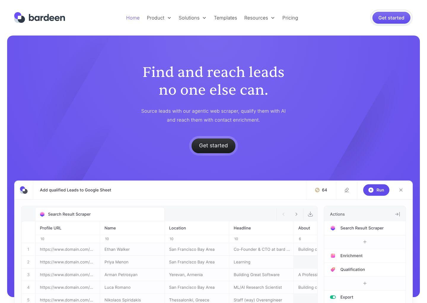 Bardeen：智能线索挖掘与自动化工作流平台