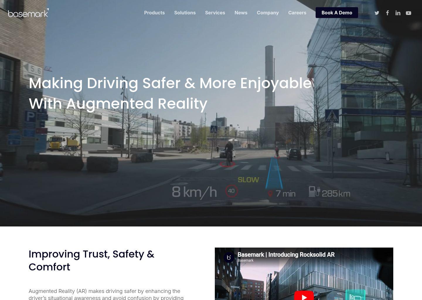 Basemark Rocksolid 汽车级增强现实软件套件