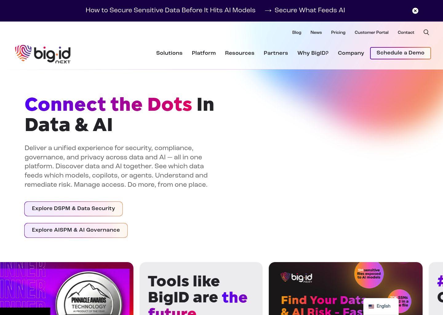 BigID 企业级数据安全与AI治理平台