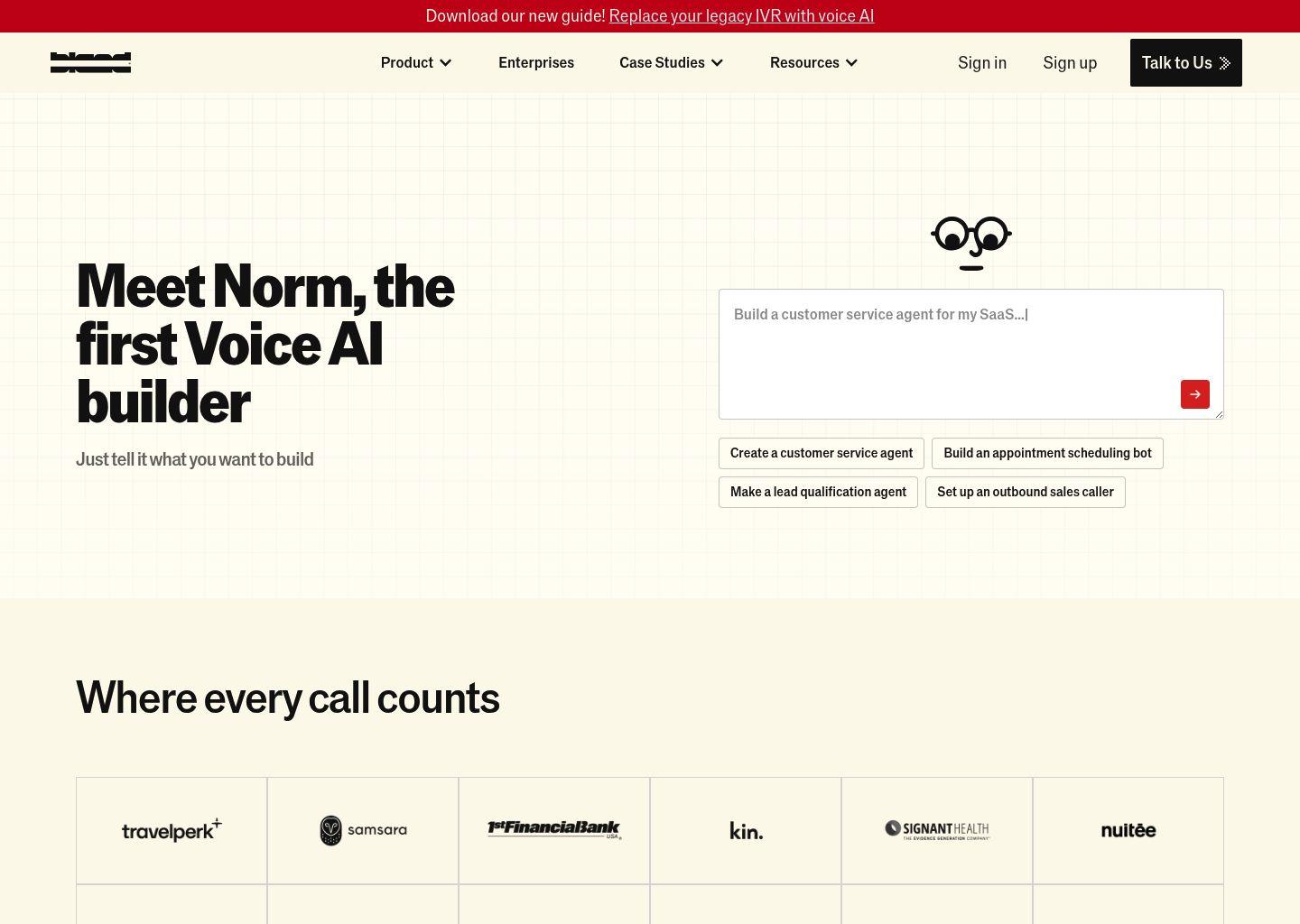 Bland AI Turbo 企业级语音对话自动化平台