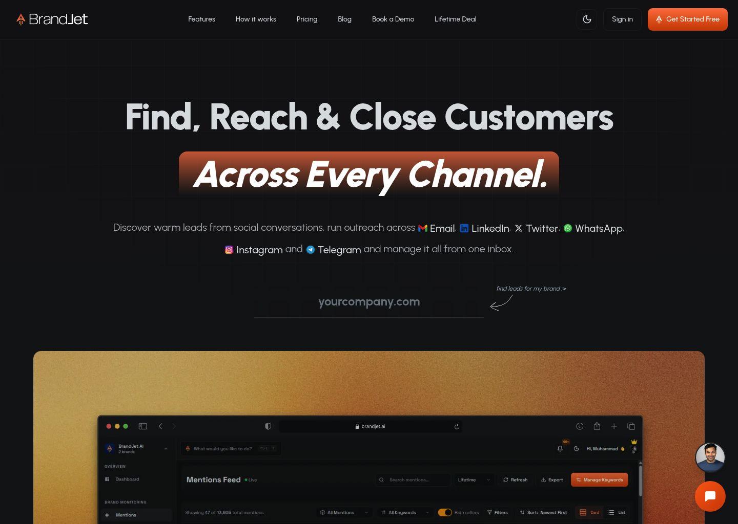 BrandJet AI 多渠道外联与品牌情报平台