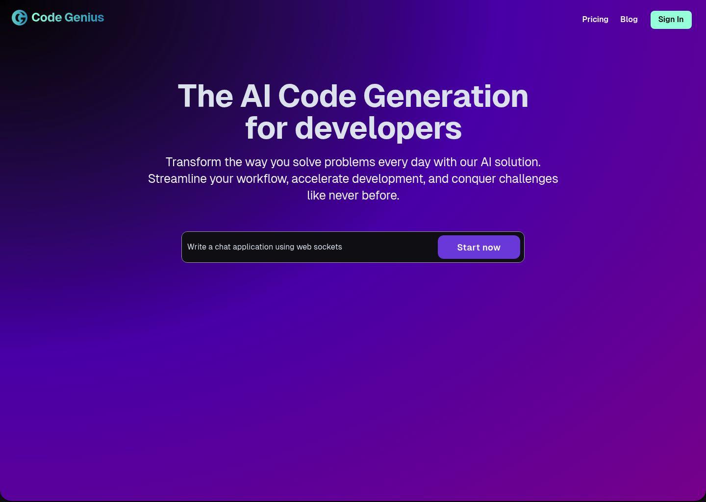 Code Genius：面向前端与全栈开发者的 AI 代码与单元测试生成工具