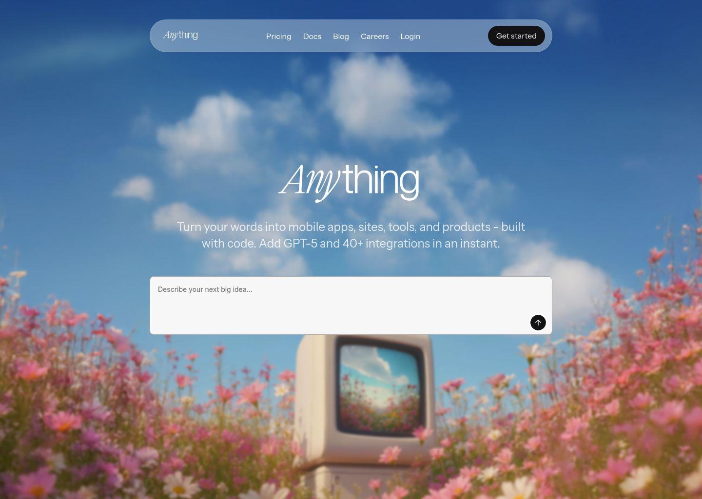 Anything AI App Builder：用自然语言快速生成应用