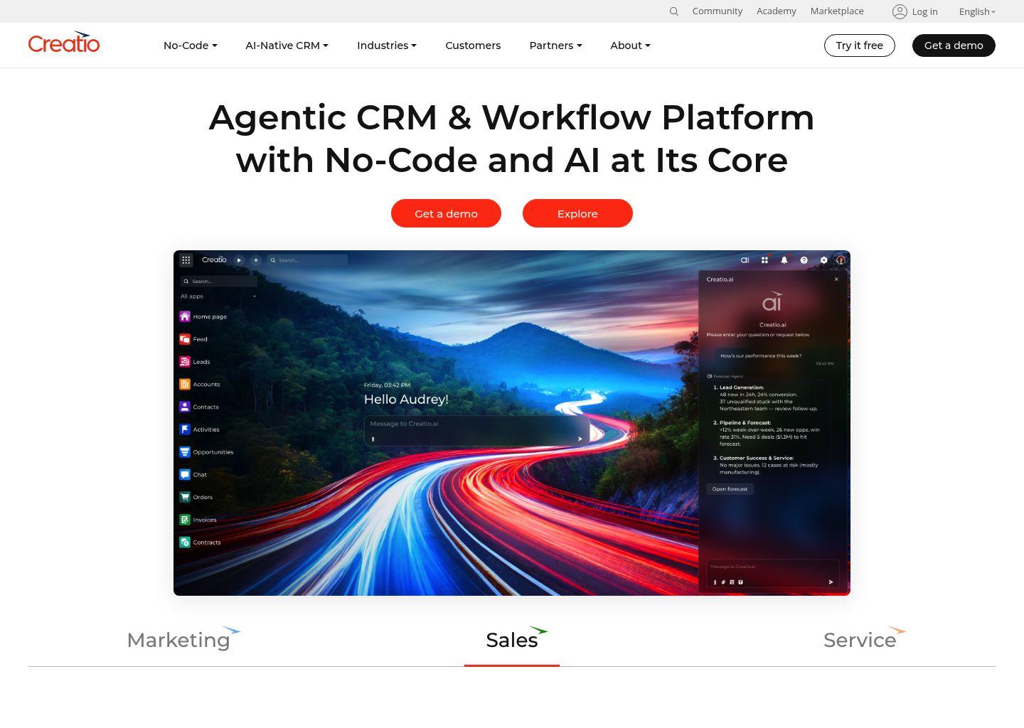 Creatio Studio：AI 驱动的企业级无代码工作流与应用构建平台