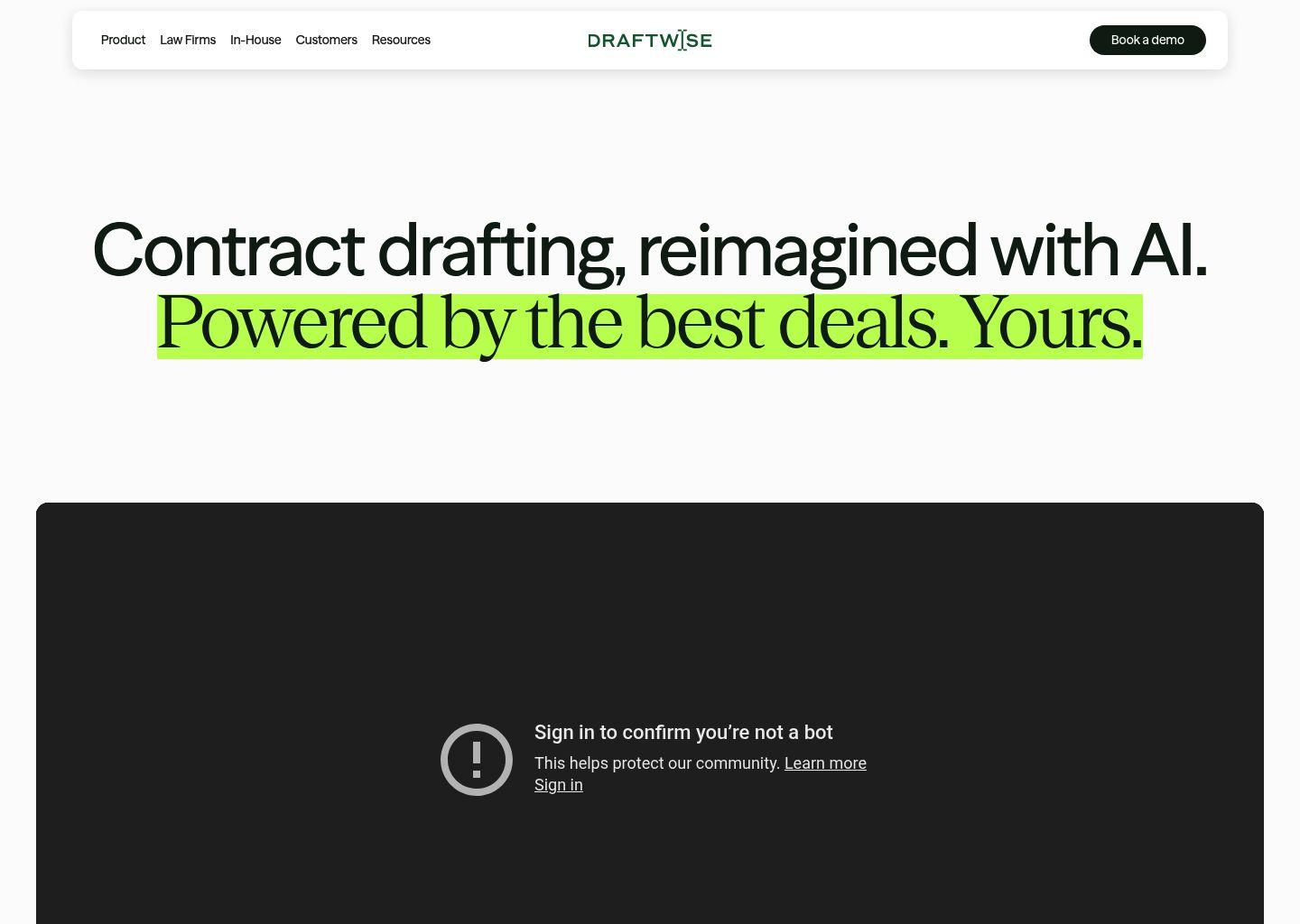 Draftwise 合同智能起草与审阅平台