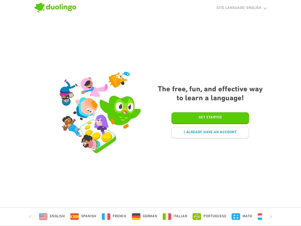 Duolingo 在线语言学习平台