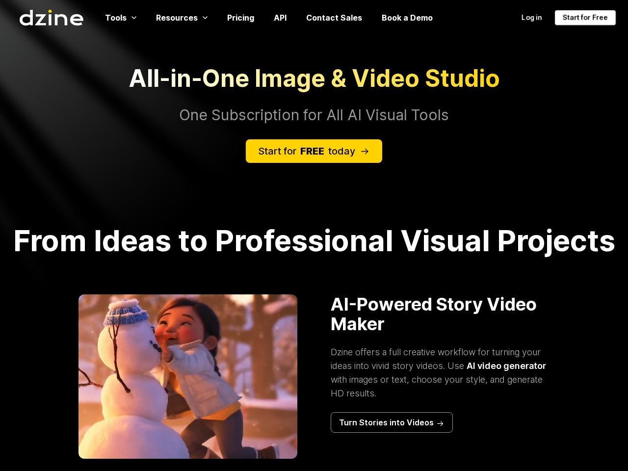 Dzine——高可控AI图像与设计创作平台