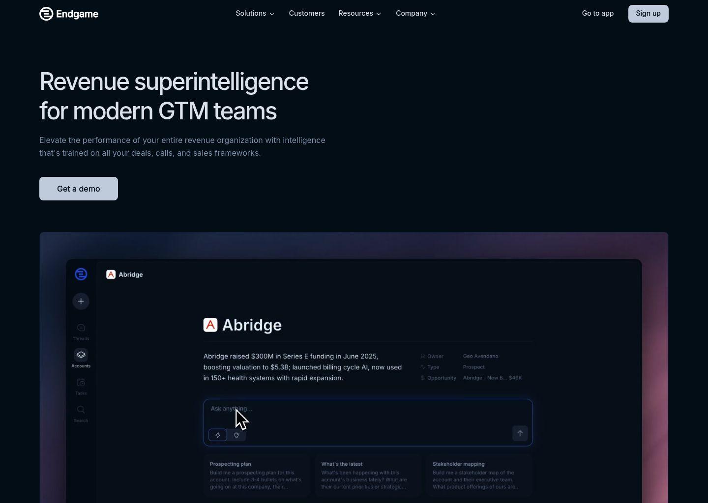 Endgame 企业销售智能答疑引擎