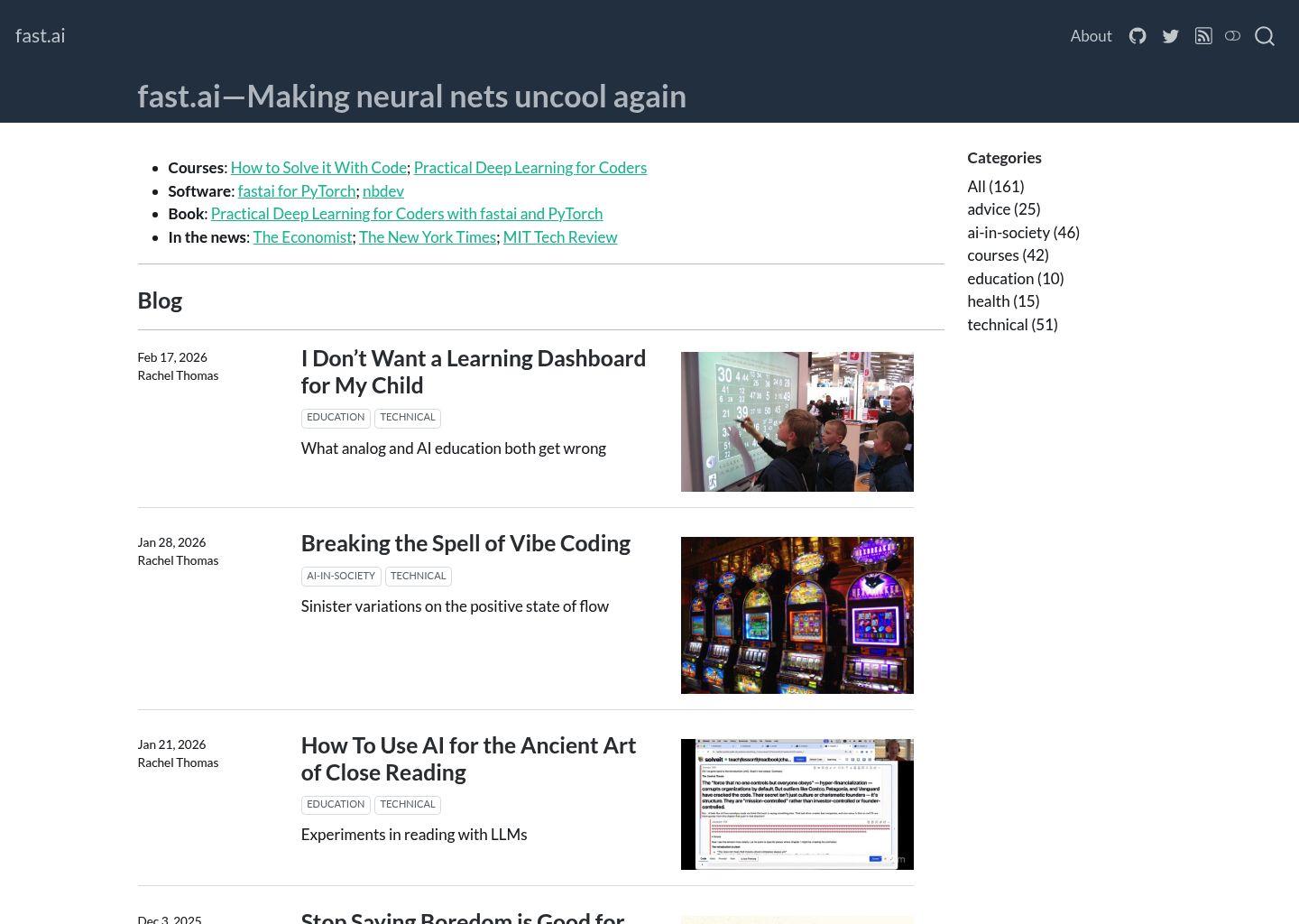 fast.ai——让深度学习与AI教育真正“接地气”