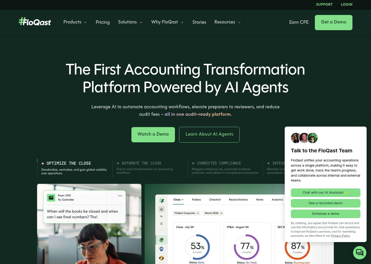 FloQast 会计转型平台