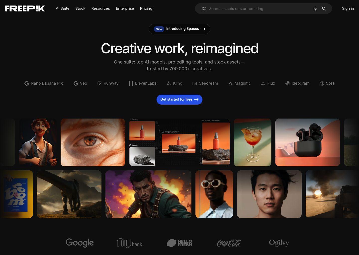 Freepik AI Image Generator 在线智能图片生成工具