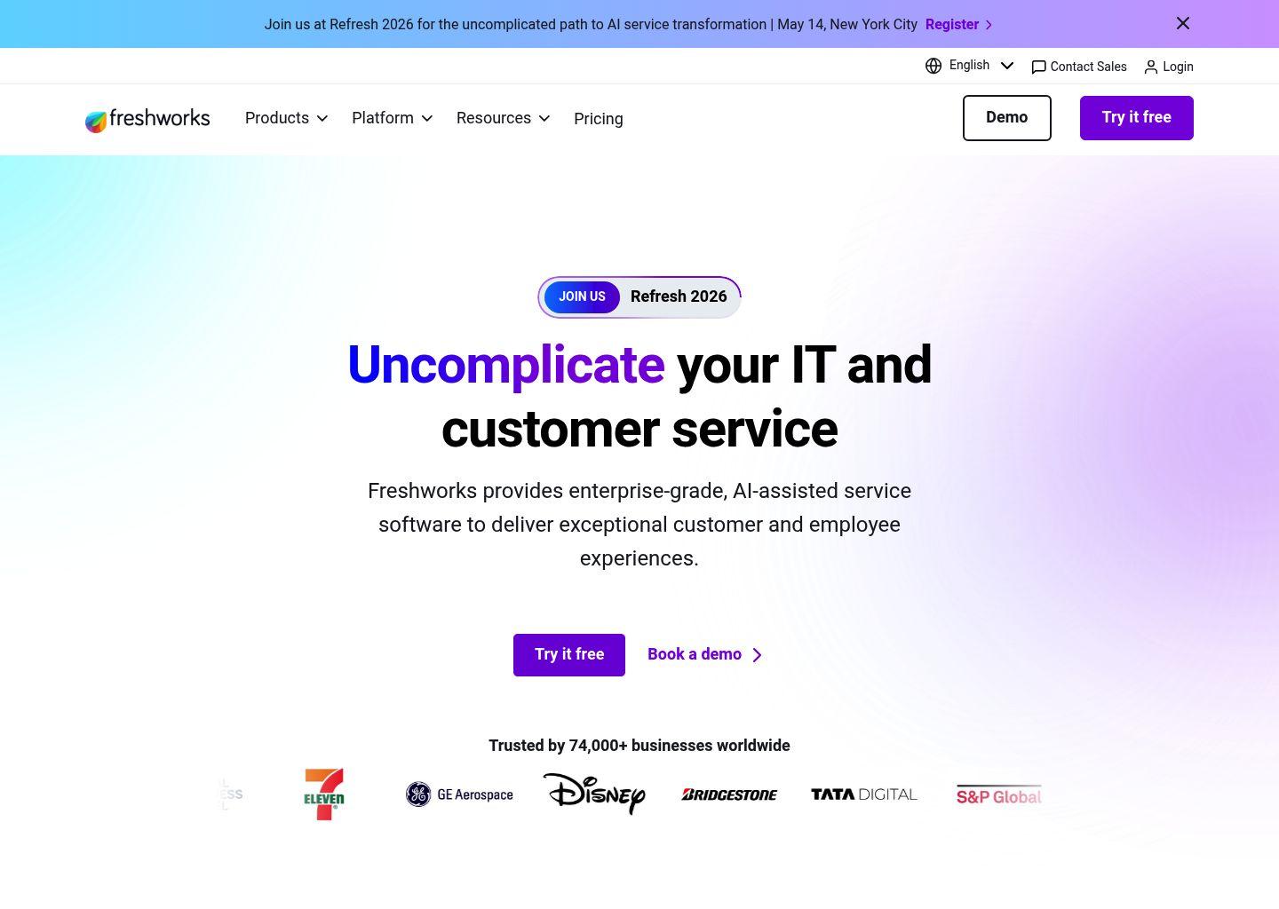 Freshchat 智能全渠道客户消息与聊天机器人平台