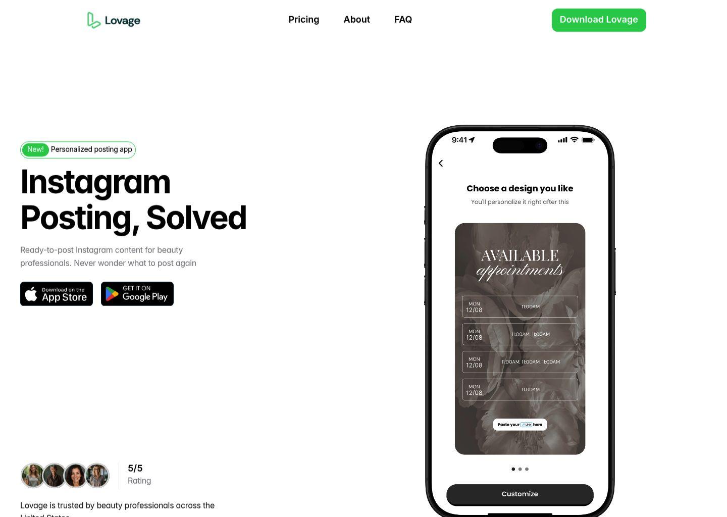 Lovage：面向美业从业者的个性化Instagram发帖助手