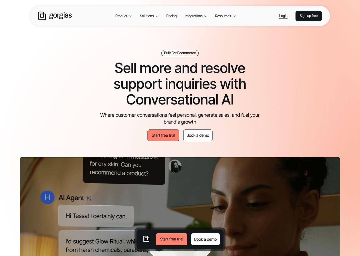 Gorgias 电商对话式 AI 平台