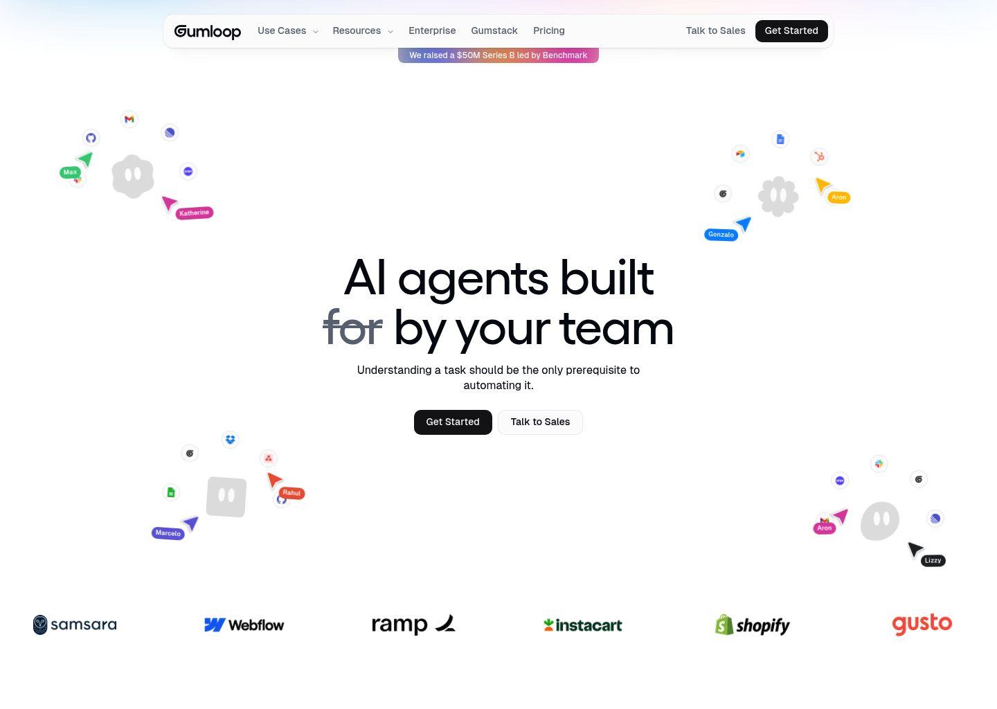 Gumloop：AI 自动化框架与无代码智能代理平台