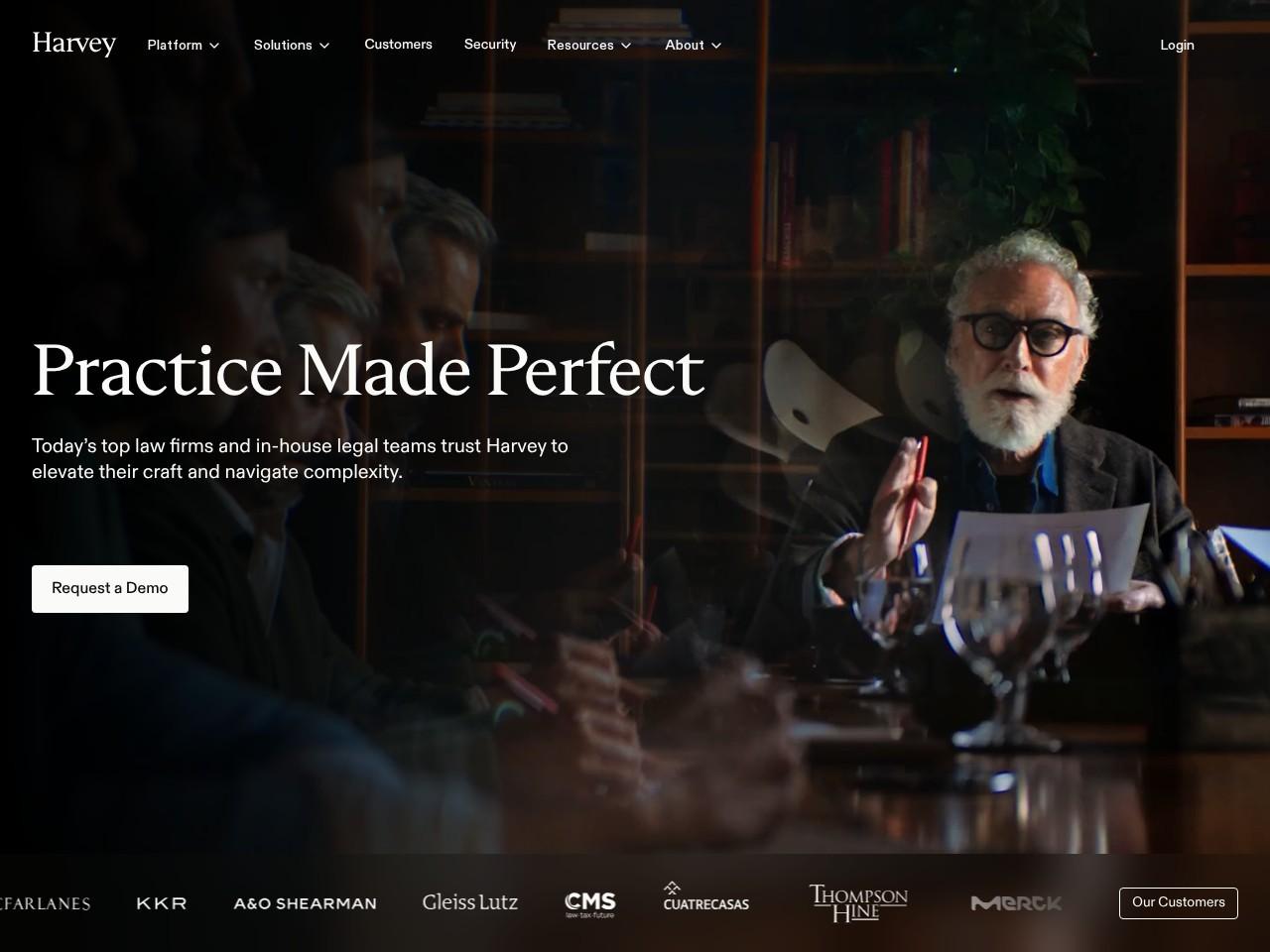 Harvey 法律行业专用 AI 平台