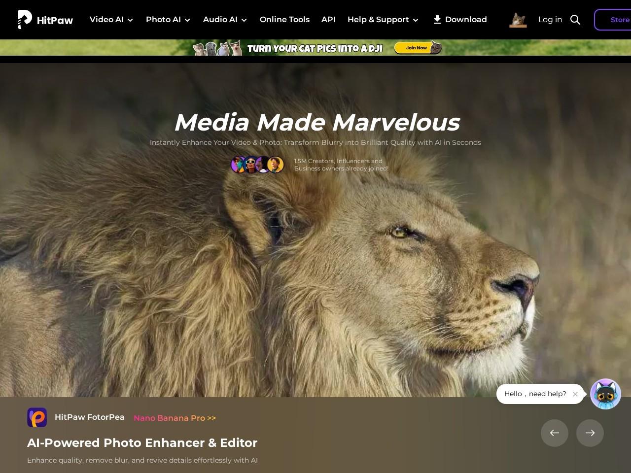 HitPaw Edimakor 智能AI视频编辑器