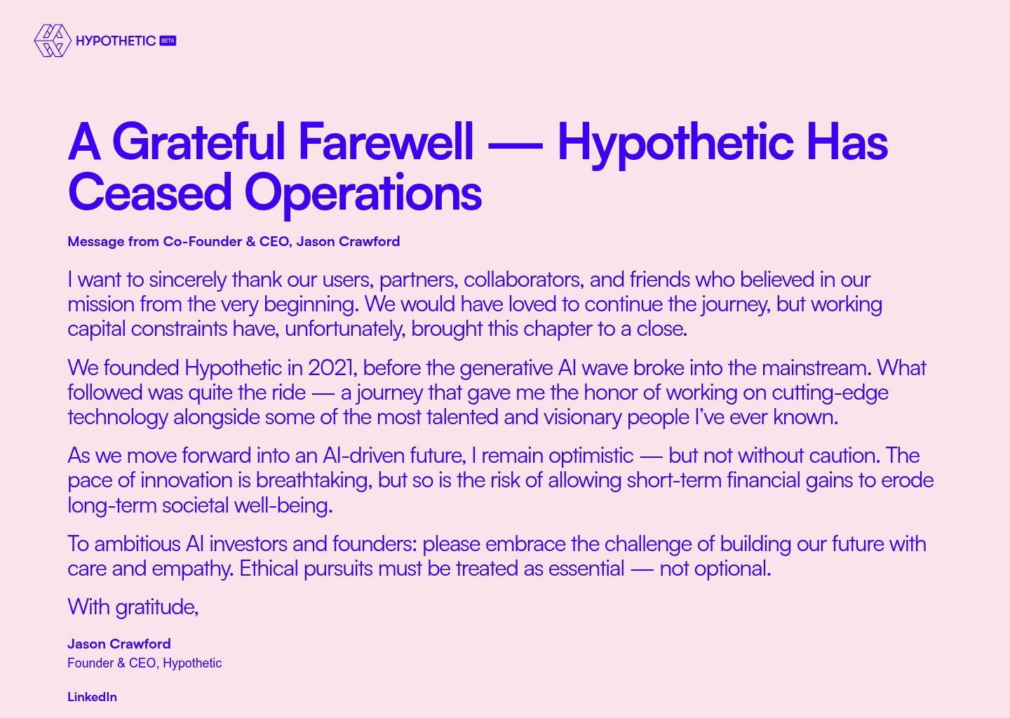 Hypothetic 3D AI 云协作平台