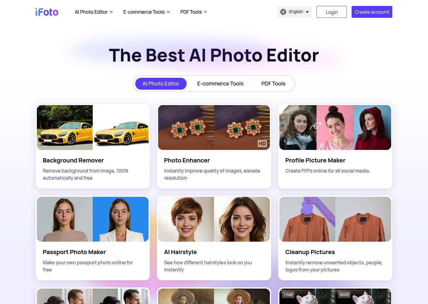 iFoto AI Photo Studio：智能在线照片编辑与AI换装工具