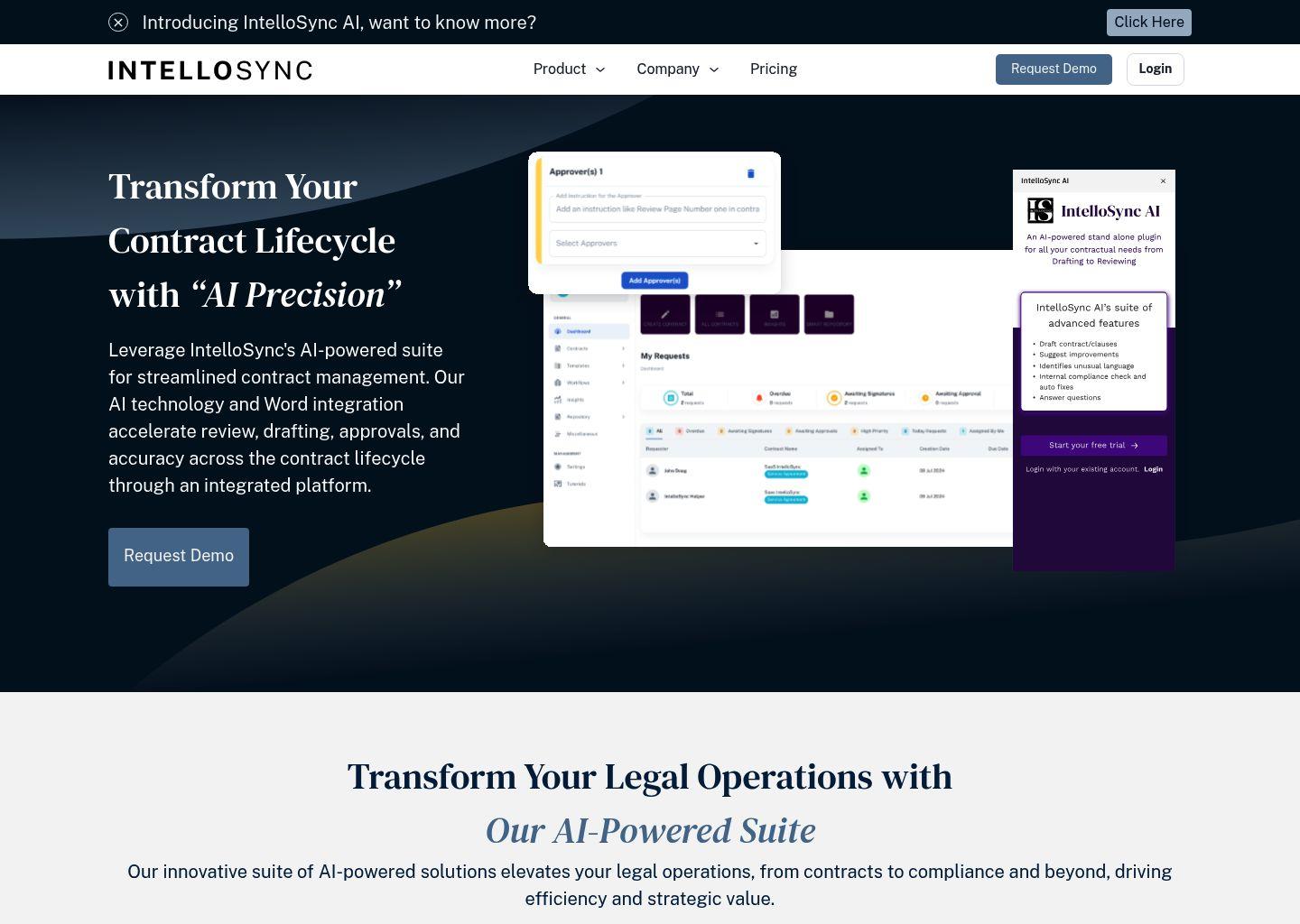 IntelloSync：AI驱动的合同起草与审阅平台