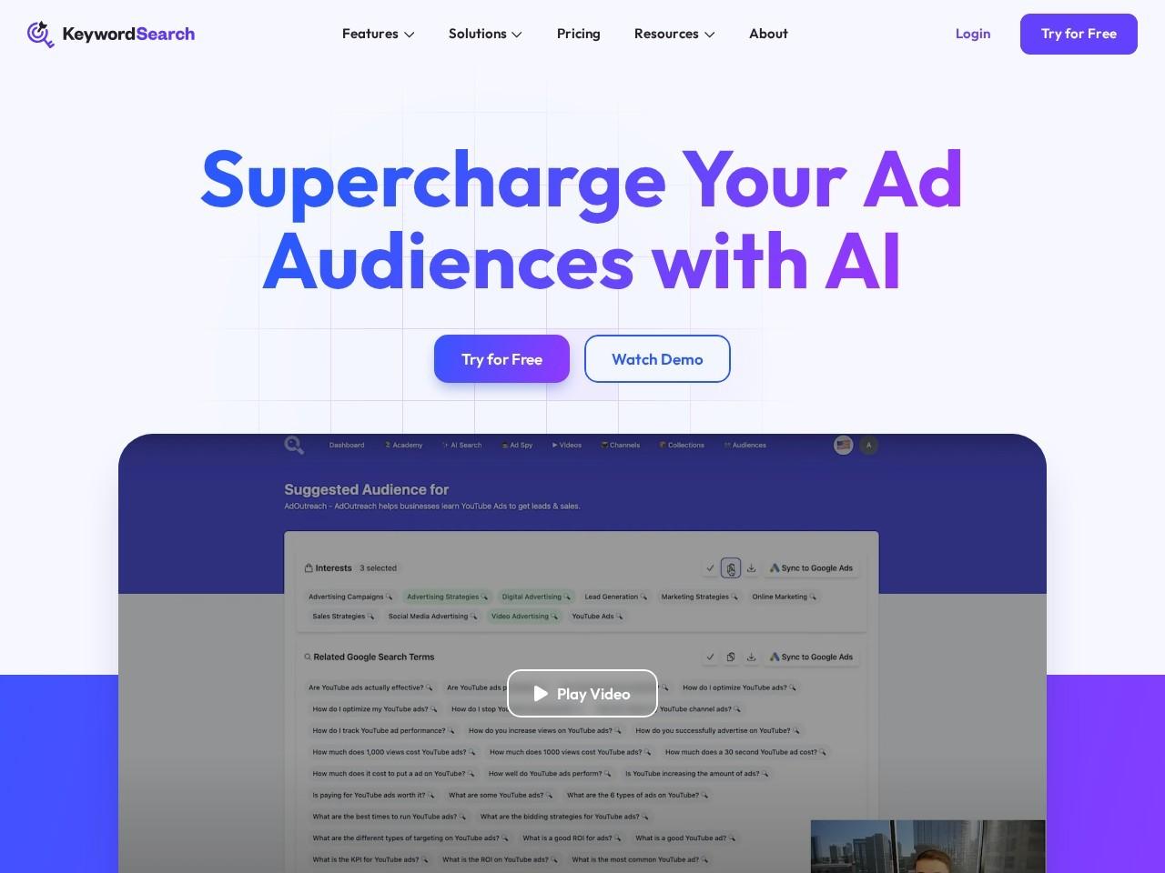 KeywordSearch：用AI秒建高效广告受众与关键词