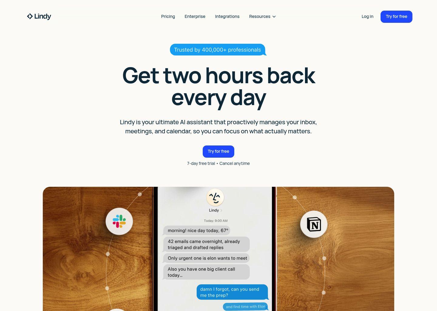 Lindy——为工作打造的终极AI助理