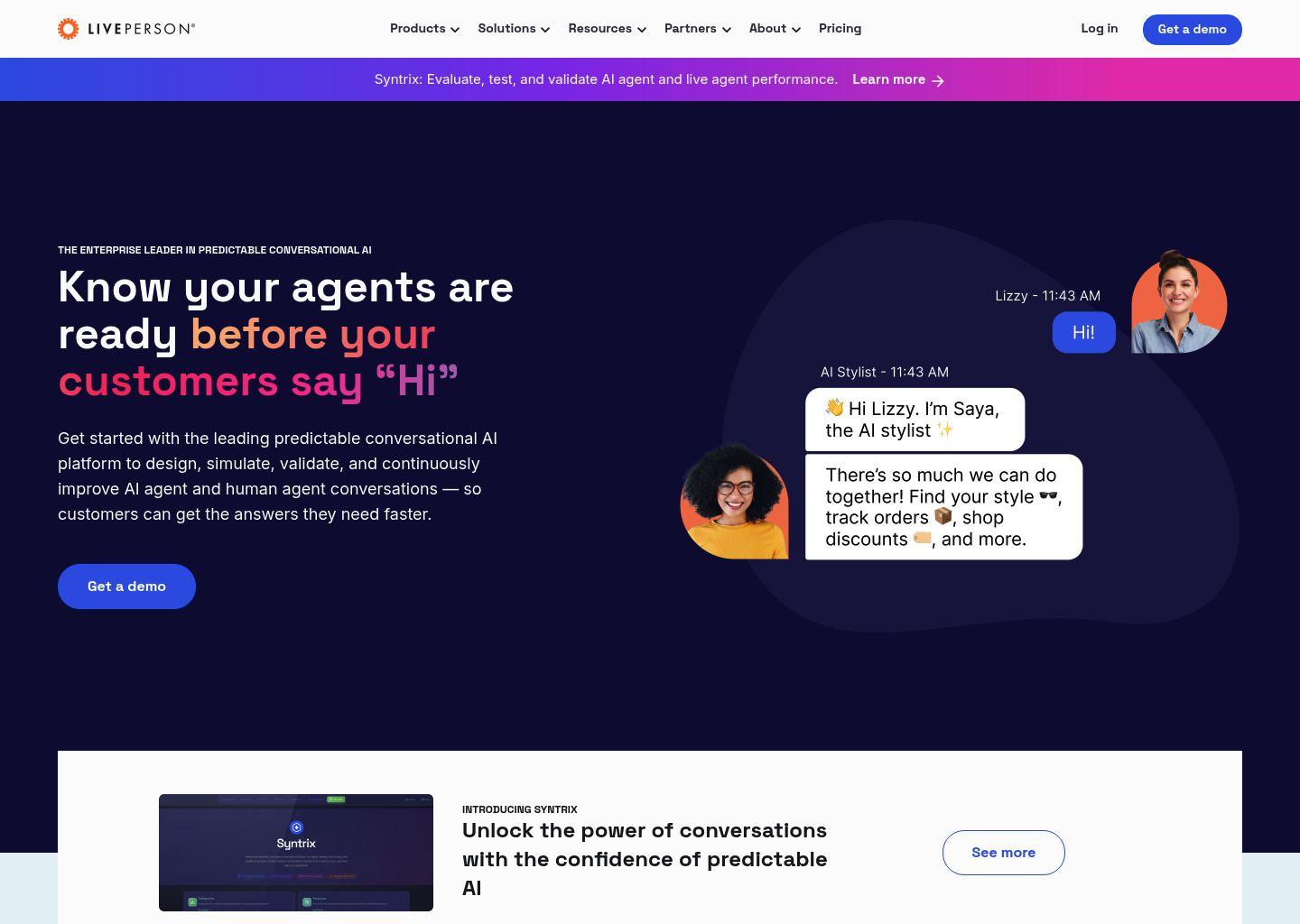 LivePerson 智能对话平台：面向企业的可预测会话式AI解决方案