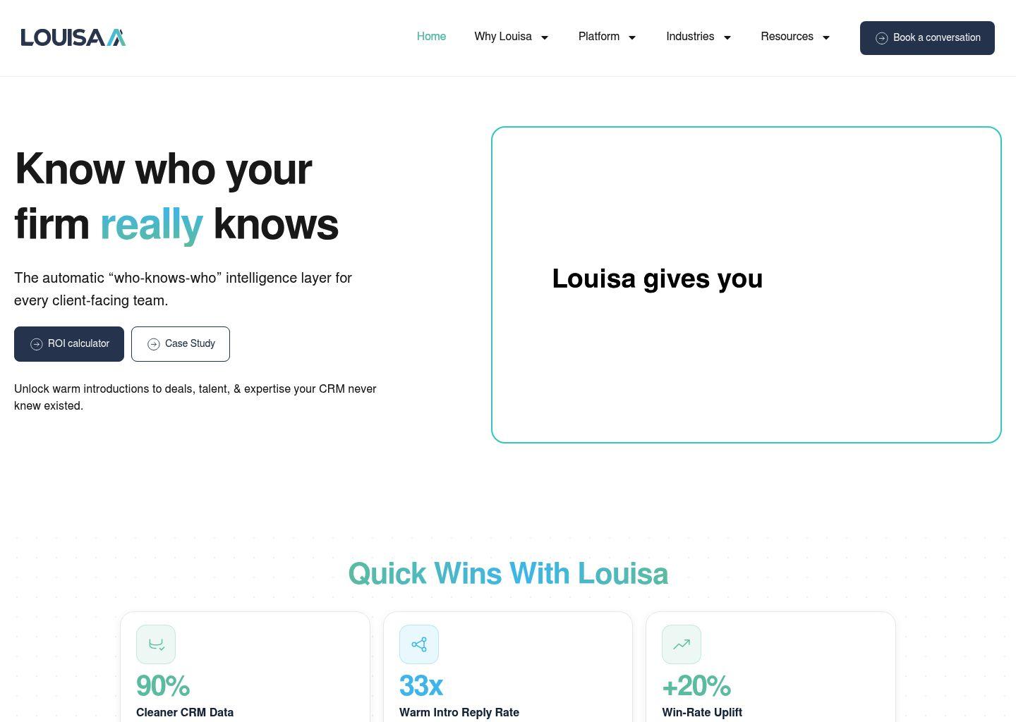 Louisa AI 关系智能平台