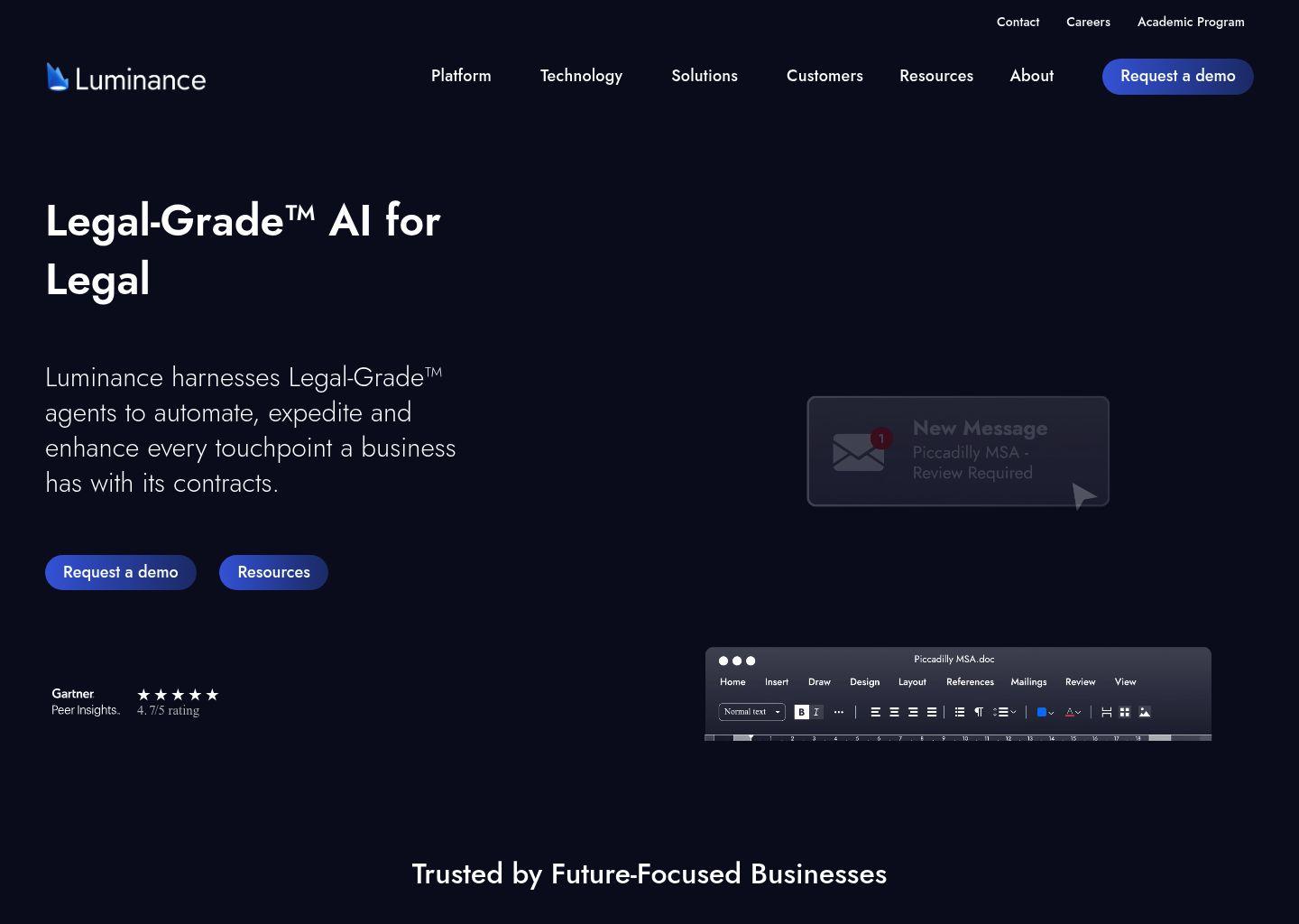 Luminance：Legal-Grade™ 法务级AI合同平台