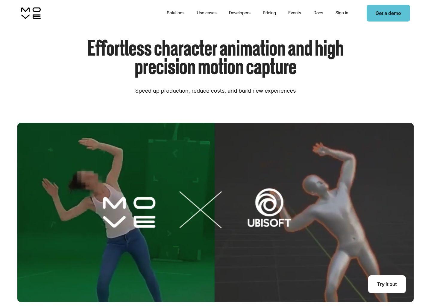 Move AI 无标记动作捕捉与3D动画平台