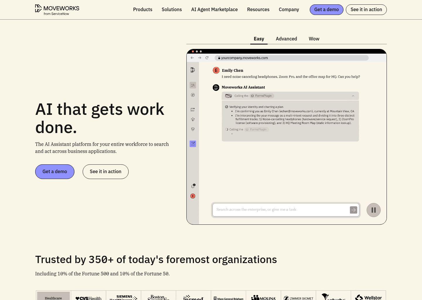 Moveworks：面向企业的全栈 AI 助手平台