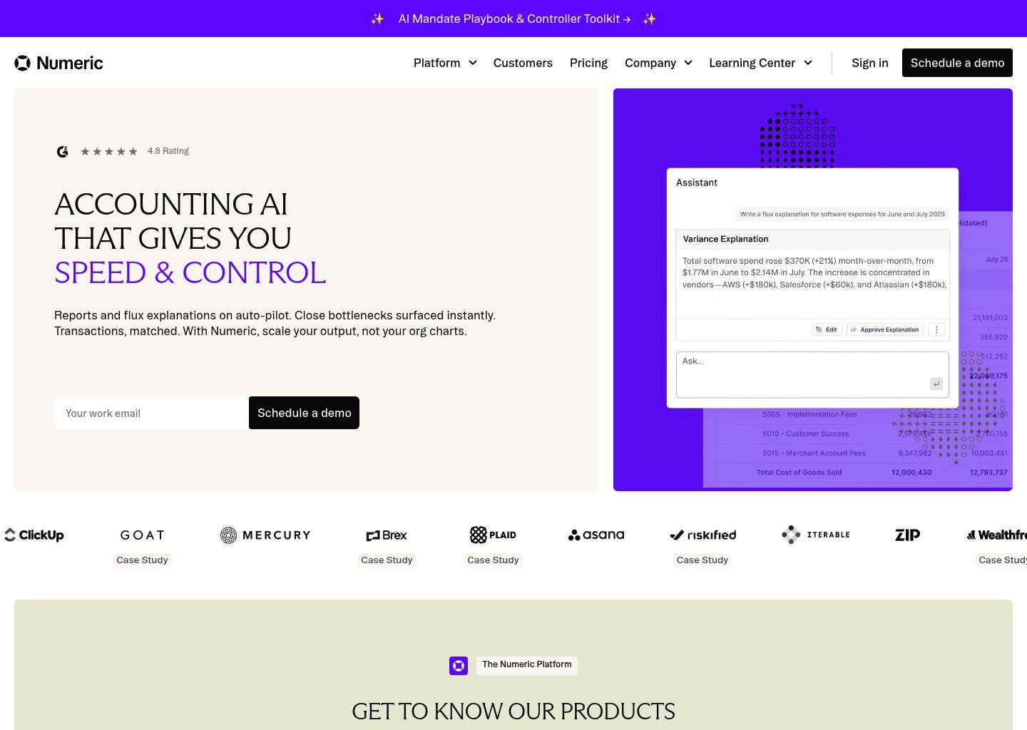 Numeric：AI驱动的财务关账自动化平台