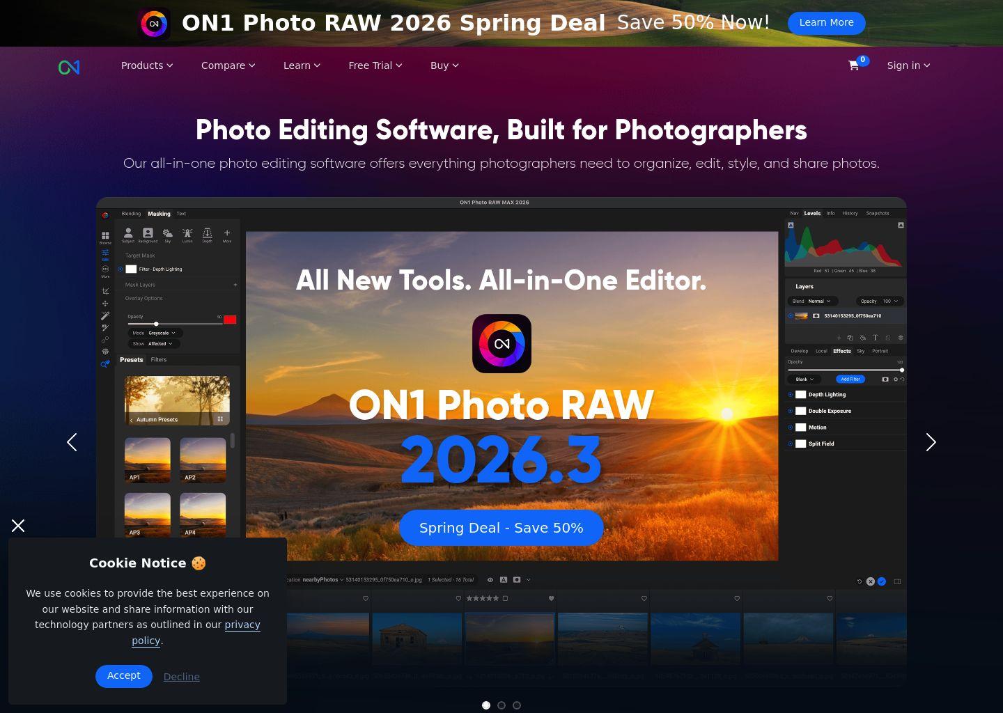 ON1 Photo RAW：全能RAW照片编辑软件
