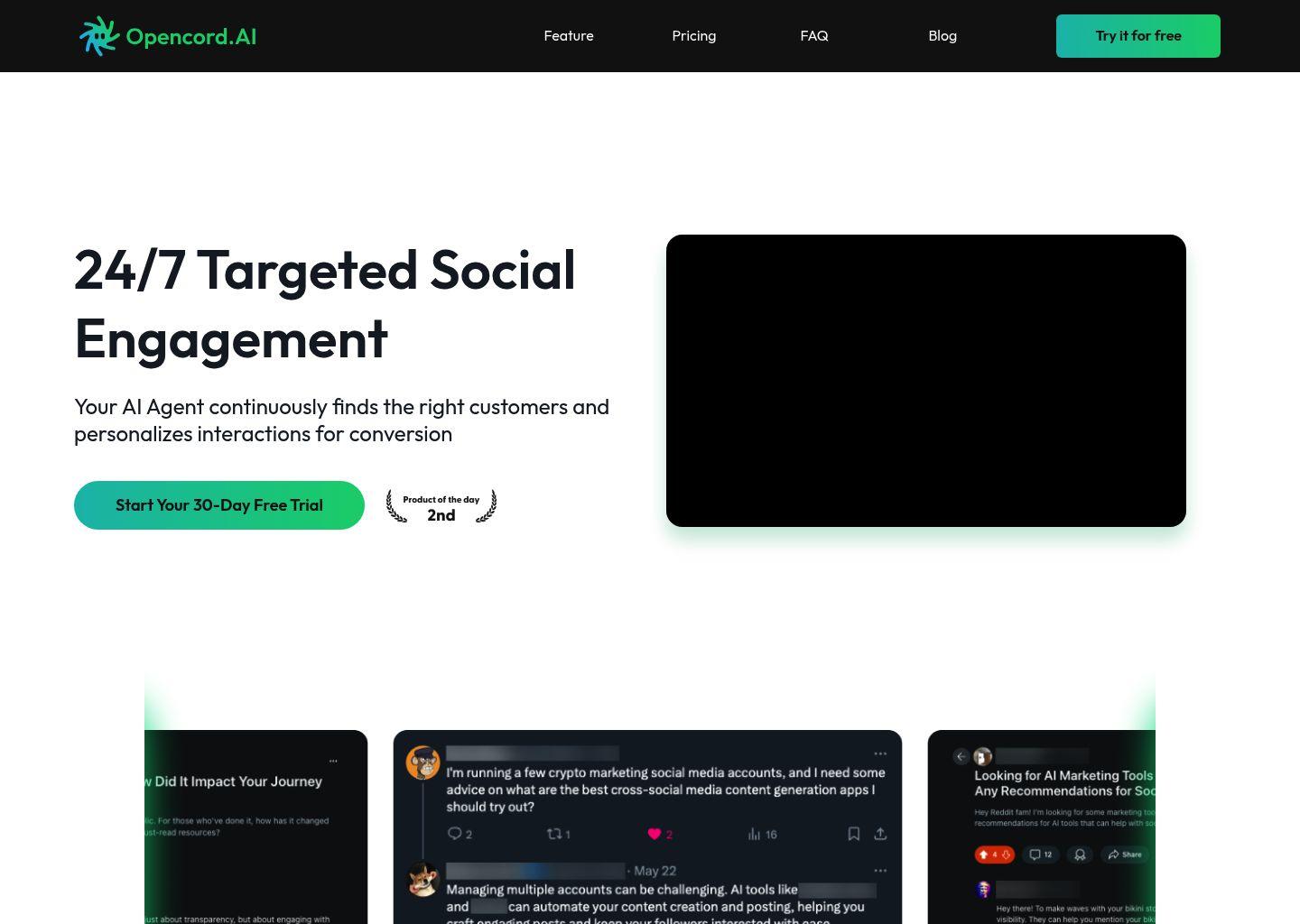Opencord AI 智能社交互动平台