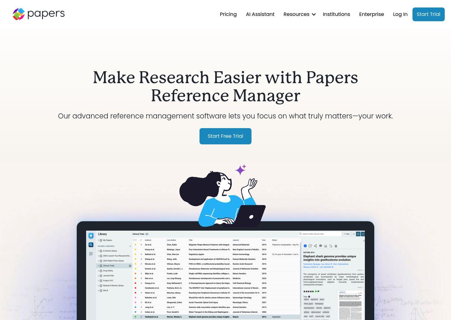 Papers AI Assistant 学术研究智能助手