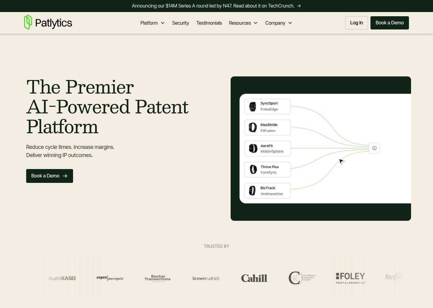 Patlytics：AI驱动的专利智能与IP全流程平台