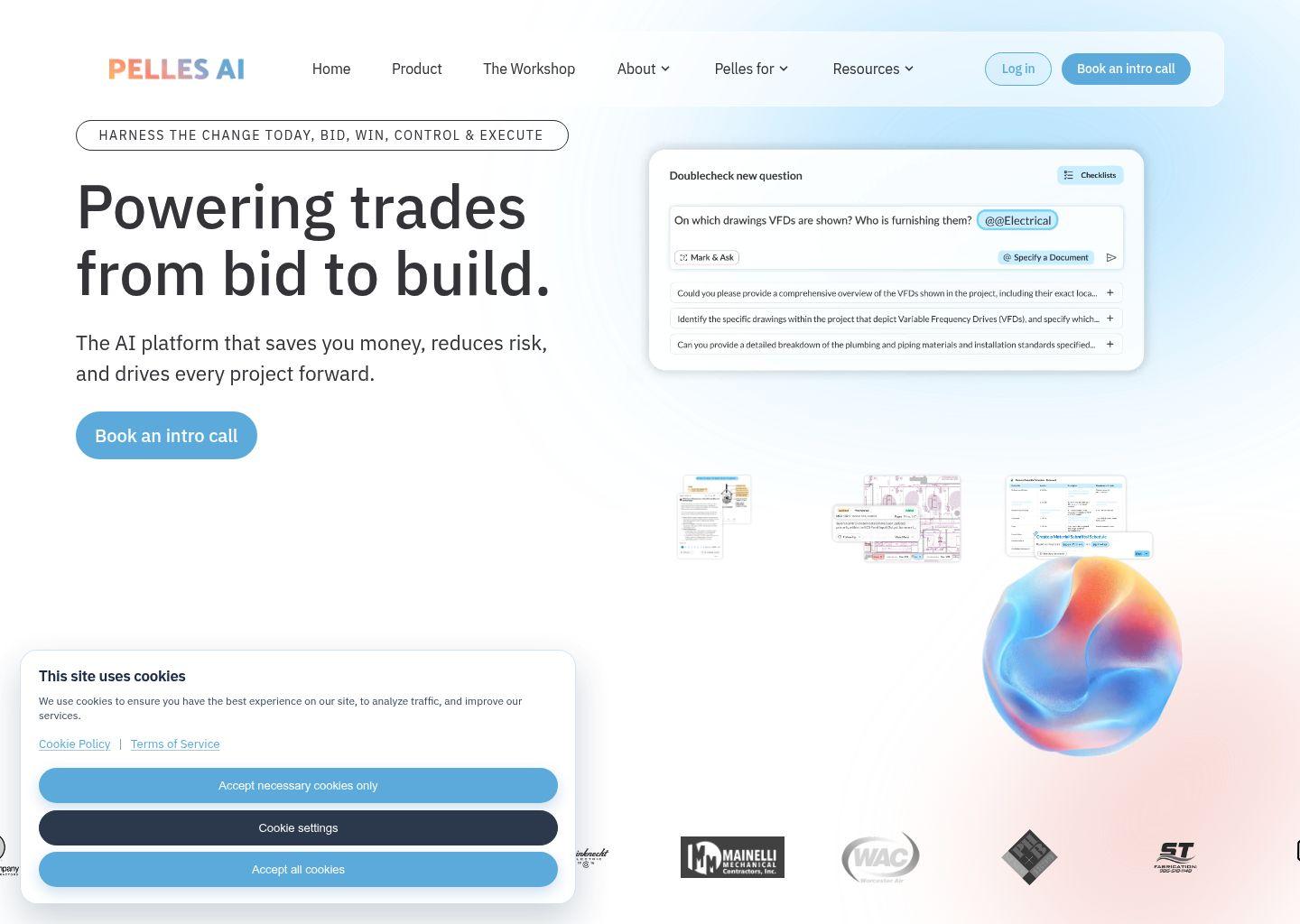 Pelles AI 建筑智能软件：面向专业分包商的从投标到施工一体化平台